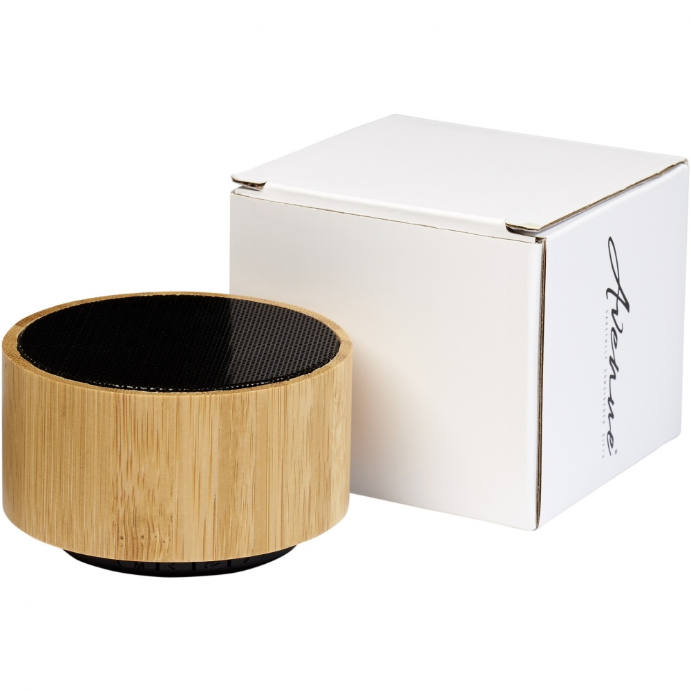 Logotrade Werbeartikel das Foto: Cosmos Bluetooth® Lautsprecher aus Bambus