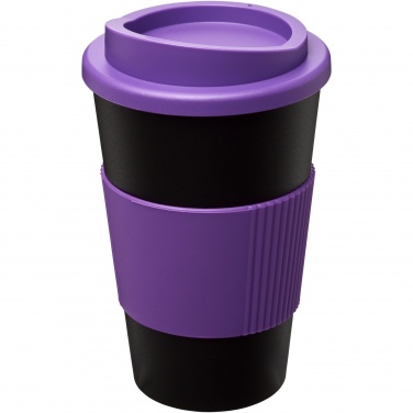 Logotrade Firmengeschenke das Foto: Americano® 350 ml Isolierbecher mit Schutzring