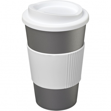 Logotrade Geschäftsgeschenke das Foto: Americano® 350 ml Isolierbecher mit Schutzring
