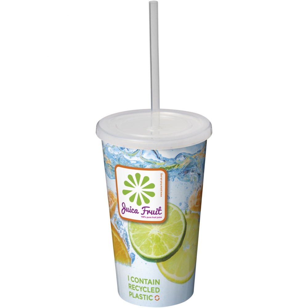 Logotrade Logogeschenke das Foto: Brite-Americano® 350 ml doppelwandiger Stadium Becher