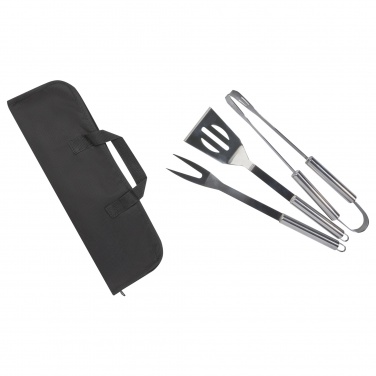Logotrade Firmengeschenke das Foto: Barcabo 3-teiliges Grillset