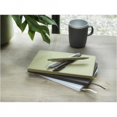 Logotrade Firmengeschenke das Foto: Fabianna Hardcover Notizbuch aus Crush-Papier