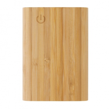Logotrade Werbegeschenke das Foto: 5.000mAh Bambus-Powerbank