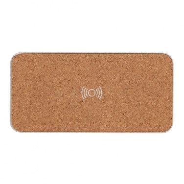 Logotrade Werbeartikel das Foto: Weizenstroh Wireless Charging Lautsprecher