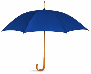 Logotrade Firmengeschenke das Foto: Regenschirm mit Holzgriff