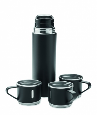 Logotrade Werbeartikel das Foto: Flasche und Becher-Set 4tlg.