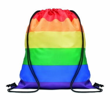 Logotrade Geschäftsgeschenke das Foto: Beutel mit Kordelzug RPET