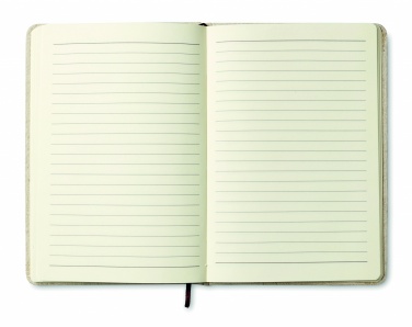 Logotrade Werbegeschenke das Foto: DIN A5 Notizbuch mit Canvas