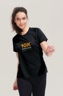 Logotrade Firmengeschenke das Foto: SPORTY DAMENT-SHIRT  140g