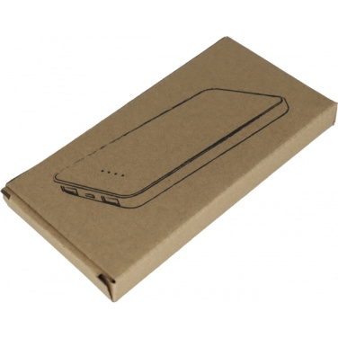 Logotrade Werbegeschenke das Foto: Kabelloses Ladegerät und Powerbank 8000 mAh MILAN