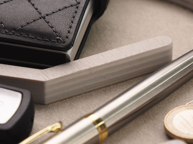 Logotrade Firmengeschenke das Foto: Schreibtisch-Organizer aus Holz 1817121