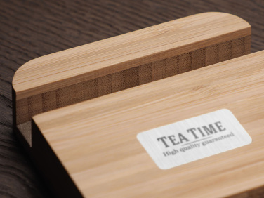 Logotrade Firmengeschenke das Foto: Telefonständer aus Holz 1847292