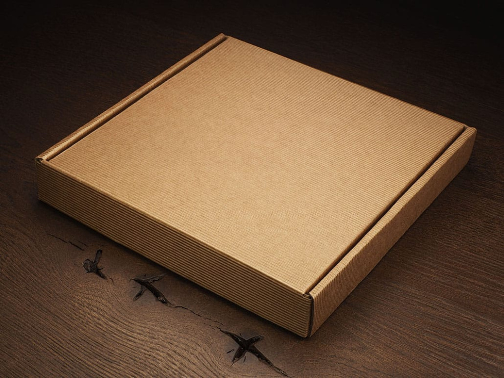 Logotrade Werbegeschenke das Foto: Schachtel (20,5x20,5x3,2cm) 1875307