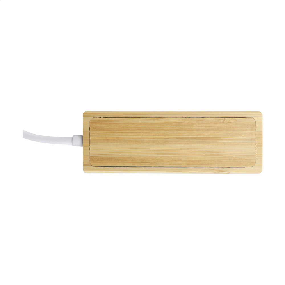 Logotrade Werbegeschenke das Foto: Bambus USB-Hub