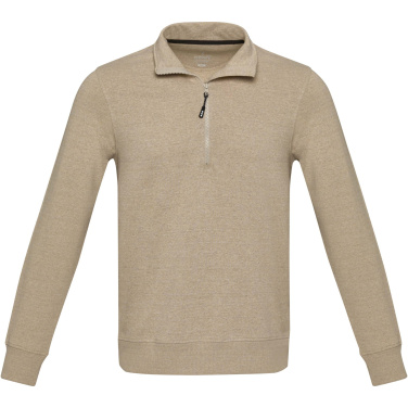 Logotrade Firmengeschenke das Foto: Tin Aware™ Pullover mit Half-Zip Reißverschluss aus recyceltem Material Unisex