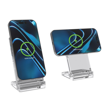 Logotrade Firmengeschenke das Foto: Magcharge 15W magnetische Wireless-Charging-Stand