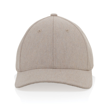 Logotrade Werbeartikel das Foto: Milo AWARE™ 6-Panel-Heather-Kappe