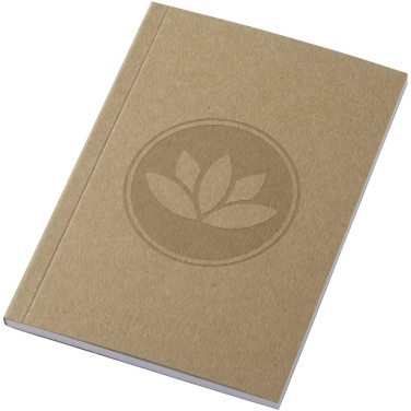Logotrade Geschäftsgeschenke das Foto: Novella Austen A6 Softcover Notizbuch aus recyceltem Kraftpapier – 50 Blatt