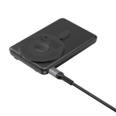 Logotrade Werbegeschenke das Foto: Urban Vitamin Redwood 5-in-1 5.000mAh 20W PD magn. Powerbank