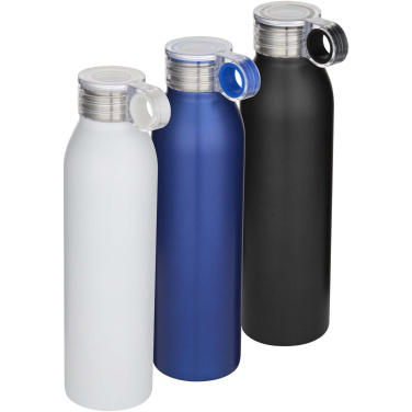 Logotrade Firmengeschenke das Foto: Grom 650 ml RCS-zertifizierte Trinkflasche aus recyceltem Edelstahl