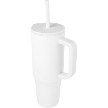 Logotrade werbemittel das Foto: Brady 900 ml RCS-zertifizierter Isolierbecher mit Silikon Trinkhalm