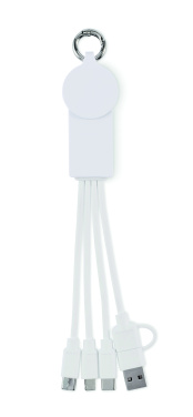 Logotrade Geschäftsgeschenke das Foto: 2in1 Ladekabel Typ-C