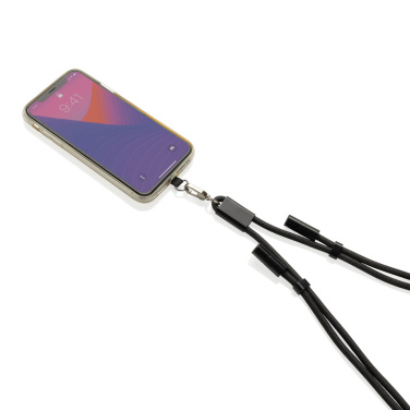 Logotrade Werbeartikel das Foto: LoopAmp verstellbares 60W Telefonkabel aus RCS rPET