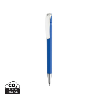Logotrade Werbeartikel das Foto: Glide GRS-zertifizierter rABS Stift mit Metallclip