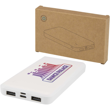 Logotrade werbemittel das Foto: Intan 10 W 10.000 mAh Powerbank aus recyceltem Kunststoff