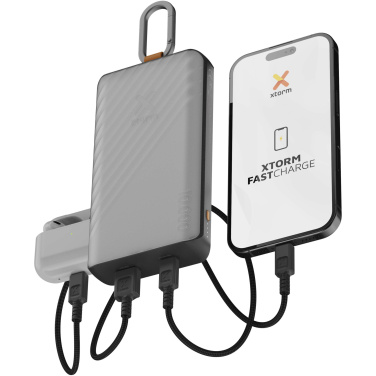 Logotrade Werbeartikel das Foto: Xtorm XG2S101 Go2 10.000 mAh 15W Solar Powerbank mit Lampe 