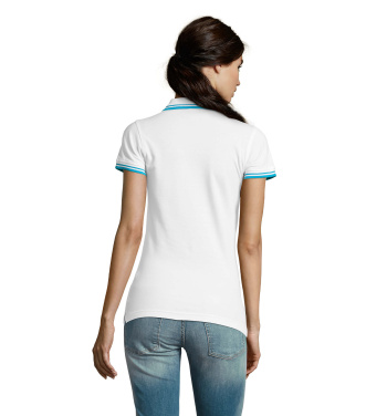 Logotrade Firmengeschenke das Foto: PASADENA Damen Polo 200g