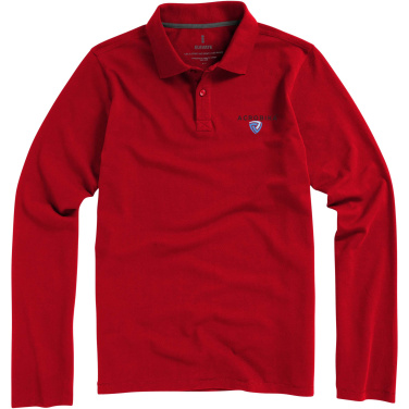 Logotrade Logogeschenke das Foto: Oakville Langarm Poloshirt für Herren