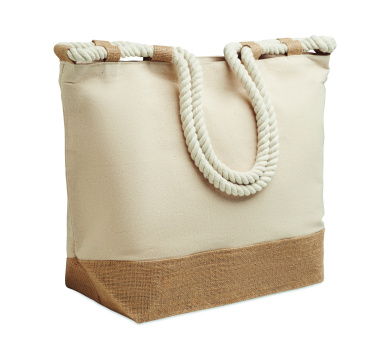Logotrade Werbegeschenke das Foto: Strandtasche Canvas 280g/m²