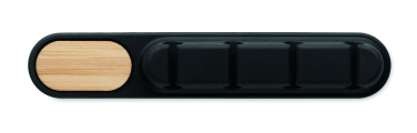 Logotrade Geschäftsgeschenke das Foto: Kabel-Halter Silikon