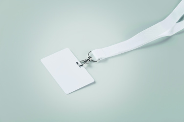 Logotrade Werbeartikel das Foto: Lanyard-Ausweis 54 x 86 mm