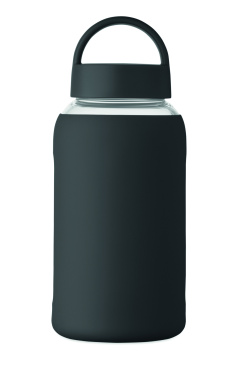 Logotrade Logogeschenke das Foto: Flasche Borosilikatglas 600ml
