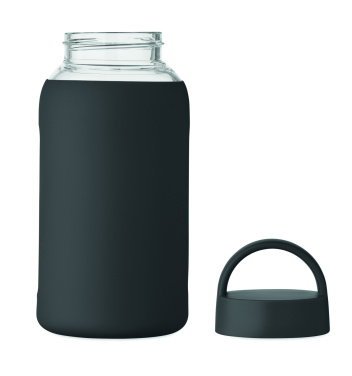 Logotrade Werbeartikel das Foto: Flasche Borosilikatglas 600ml