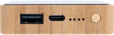 Logotrade werbemittel das Foto: Powerbank 5000 mAh mit beleuchtetem Logo