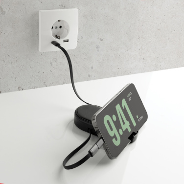 Logotrade Logogeschenke das Foto: Chargevix Multifunktionales 60W-Lade-Set aus RCS rPlastic