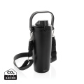 Avira Ayala Crossbody Duosip Becher aus RCS rec. Stahl, Schwarz