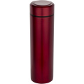 Taylor 450 ml Doppelwand Isolierflasche aus Edelstahl mit Teesieb, Rot