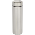Taylor 450 ml Doppelwand Isolierflasche aus Edelstahl mit Teesieb, Mattsilber