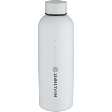 Logotrade Geschäftsgeschenke das Foto: Spring 750 ml RCS-zertifizierte einwandige Trinkflasche aus recyceltem Edelstahl