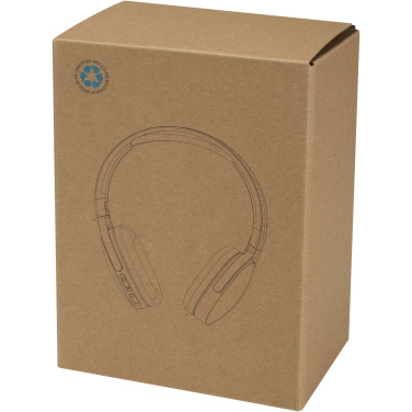 Logotrade Logogeschenke das Foto: Ancha Over-Ear Wireless Bluetooth® Headset aus recyceltem Kunststoff