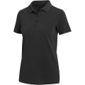 Calgary Poloshirt für Damen im Washed Look, 200 g/m2, Schwarz