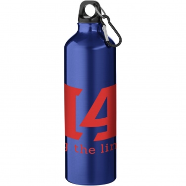 Logotrade advertising product image of: Oregon 770 ml aluminium water bottle with carabiner