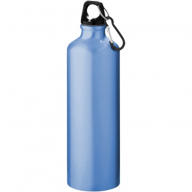 Logotrade advertising products photo of: Oregon 770 ml aluminium water bottle with carabiner