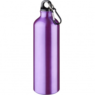 Logotrade promotional gift image of: Oregon 770 ml aluminium water bottle with carabiner