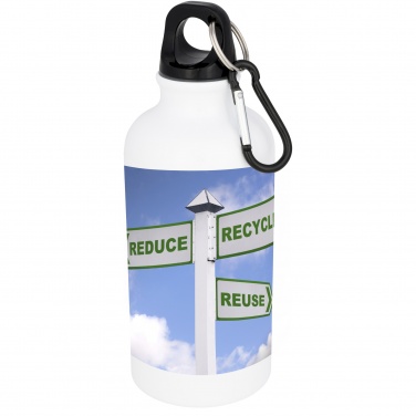 Logo trade promotional merchandise image of: Oregon 400 ml sublimation water bottle