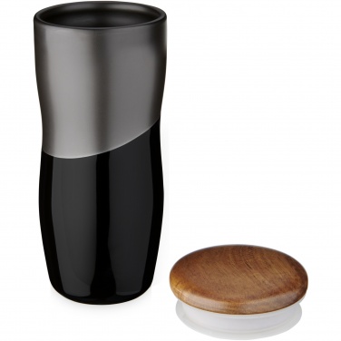 Logo trade promotional merchandise image of: Double-walled ceramic tumbler Reno 370 ml